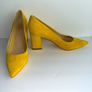 New yellow Zala pumps by Marc Fisher, size 8.5